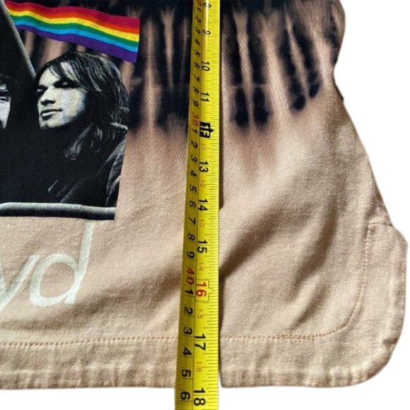 ELEVEN PARIS Pink Floyd band tee tie dye Print Crop Top,Tank NWT - Picture 13 of 15